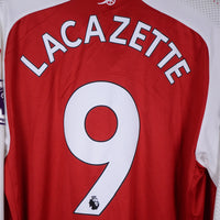 2017-2018 Arsenal Puma Long Sleeve Home Shirt #9 Alexandre Lacazette - Marketplace