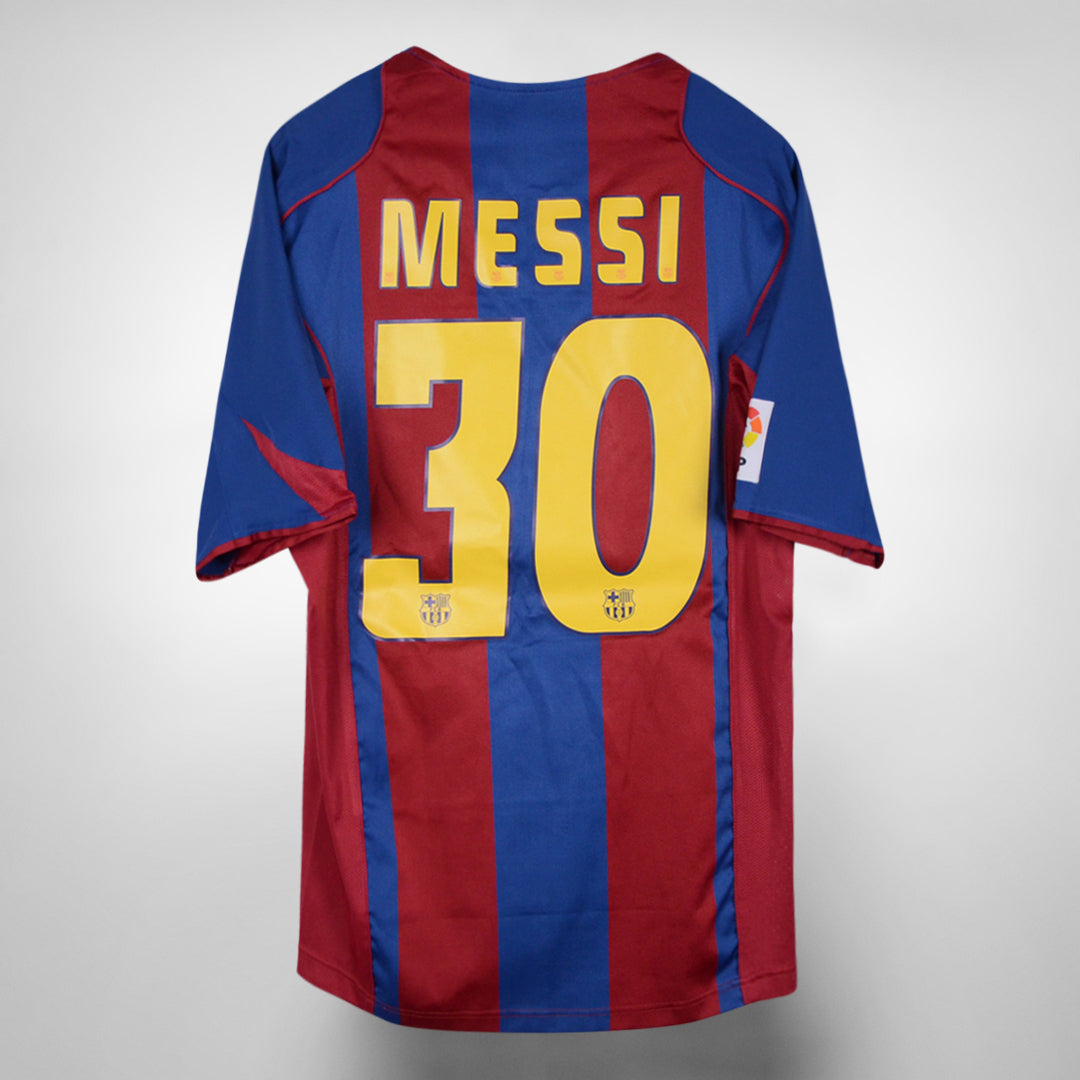 2005-2006 Barcelona Nike Home Shirt #30 Lionel Messi - Marketplace