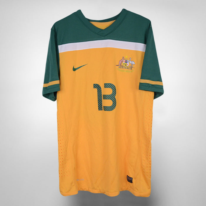 2010-2011 Australia Nike Player Issue Home Shirt #13 Vince Grella - Marketplace