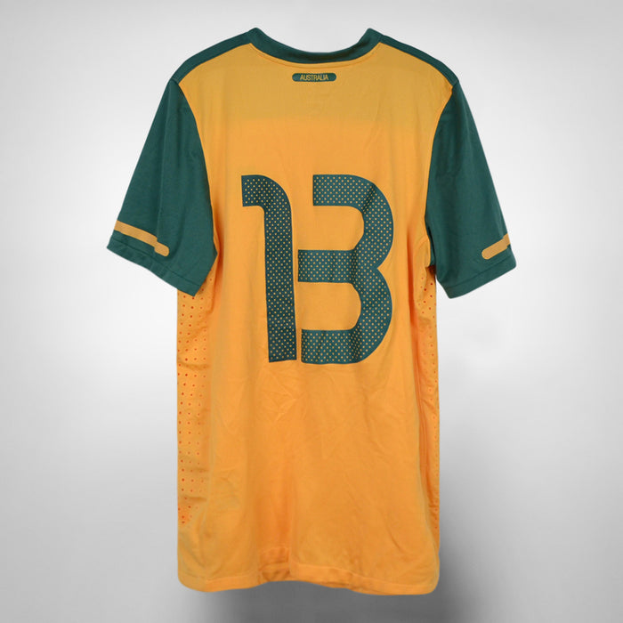 2010-2011 Australia Nike Player Issue Home Shirt #13 Vince Grella - Marketplace