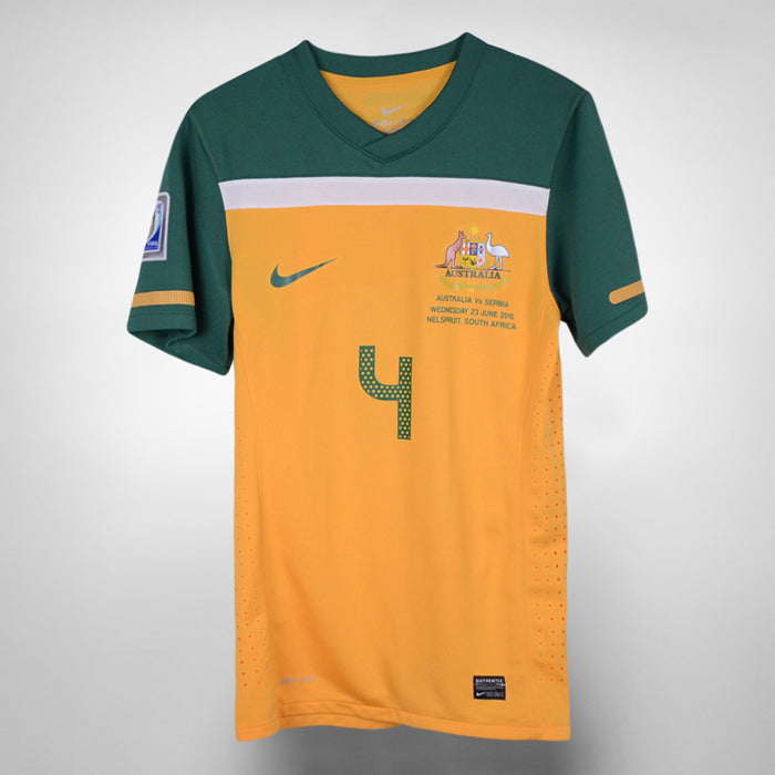 2010-2011 Australia Nike Player Issue Home Shirt #4 Tim Cahill - Marketplace
