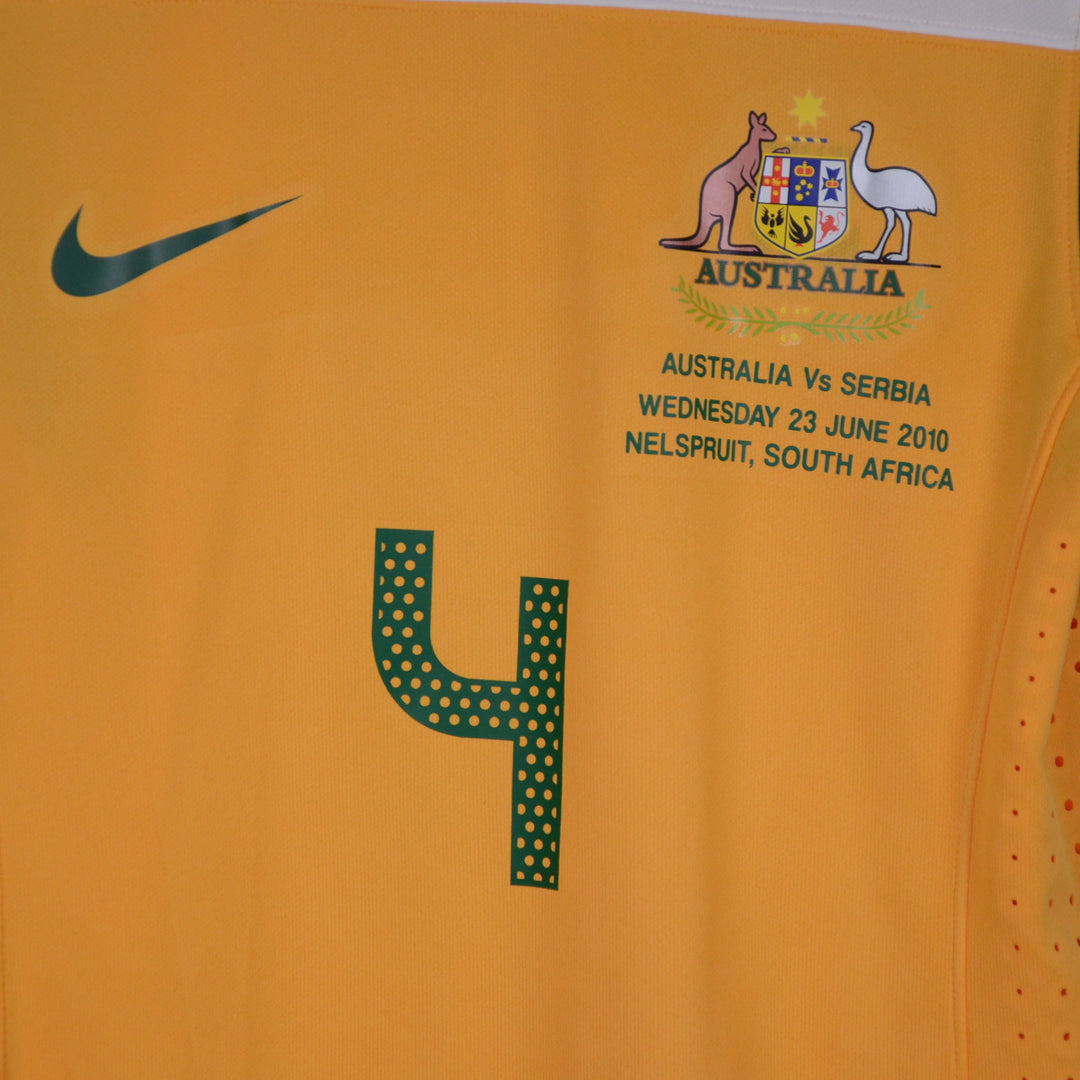 2010-2011 Australia Nike Player Issue Home Shirt #4 Tim Cahill - Marketplace