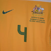 2010-2011 Australia Nike Player Issue Home Shirt #4 Tim Cahill - Marketplace