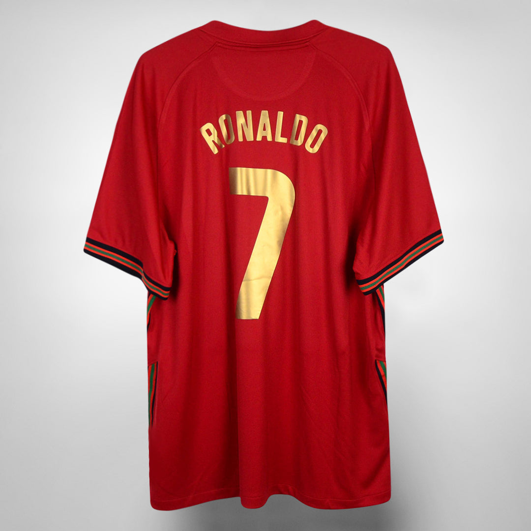 2020-2021 Portugal Nike Home Shirt #7 Cristiano Ronaldo - Marketplace
