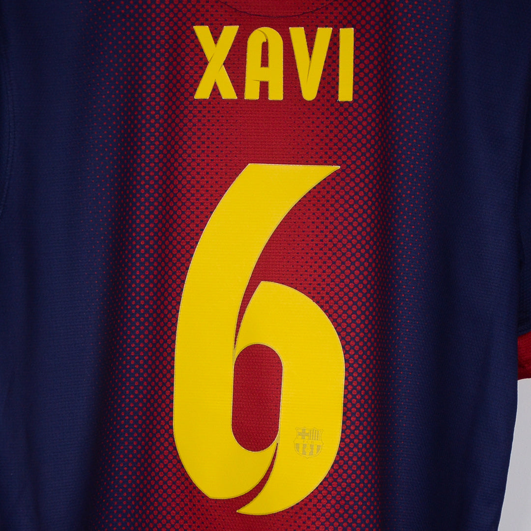 2012-2013 Barcelona Nike Home Shirt #6 Xavi - Marketplace