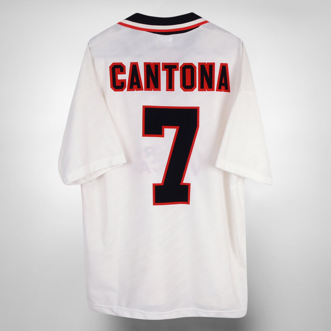 1996-1997 Manchester United Umbro Away Shirt #7 Eric Cantona - Marketplace