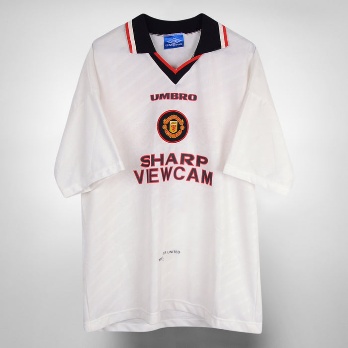 1996-1997 Manchester United Umbro Away Shirt #7 Eric Cantona - Marketplace