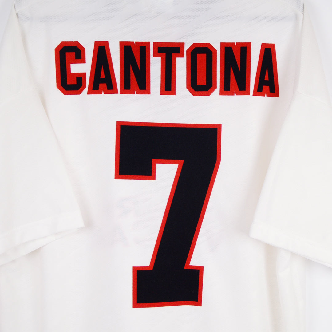1996-1997 Manchester United Umbro Away Shirt #7 Eric Cantona - Marketplace