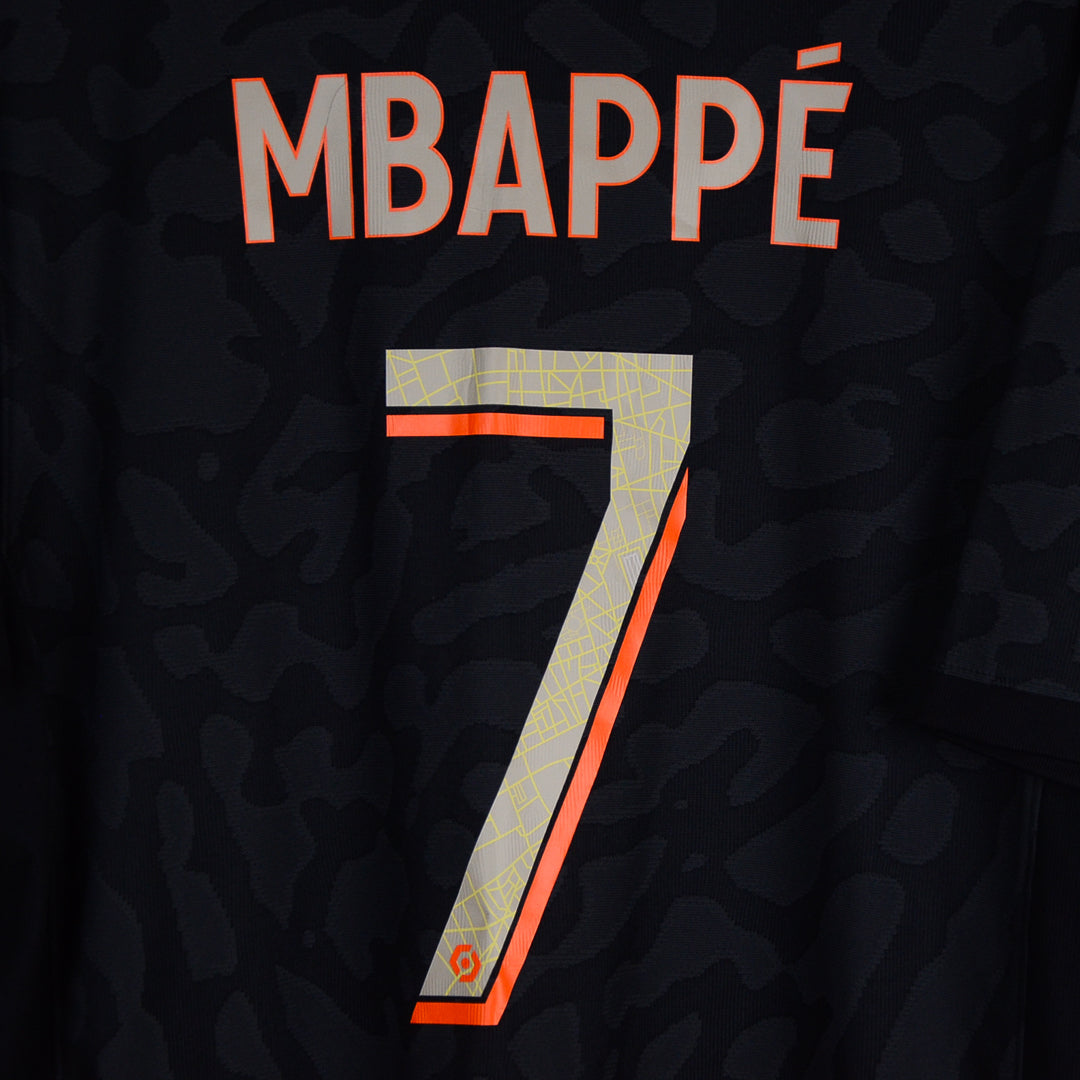 2023-2024 Paris Saint-Germain (PSG) Player Spec Third Shirt #7 Kylian Mbappe - Marketplace