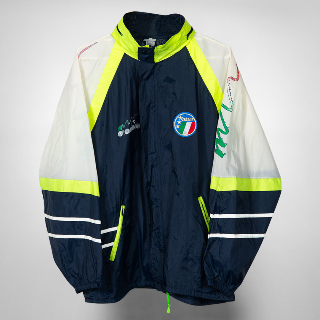 1990-1992 Italy Diadora Windbreaker Jacket - Marketplace