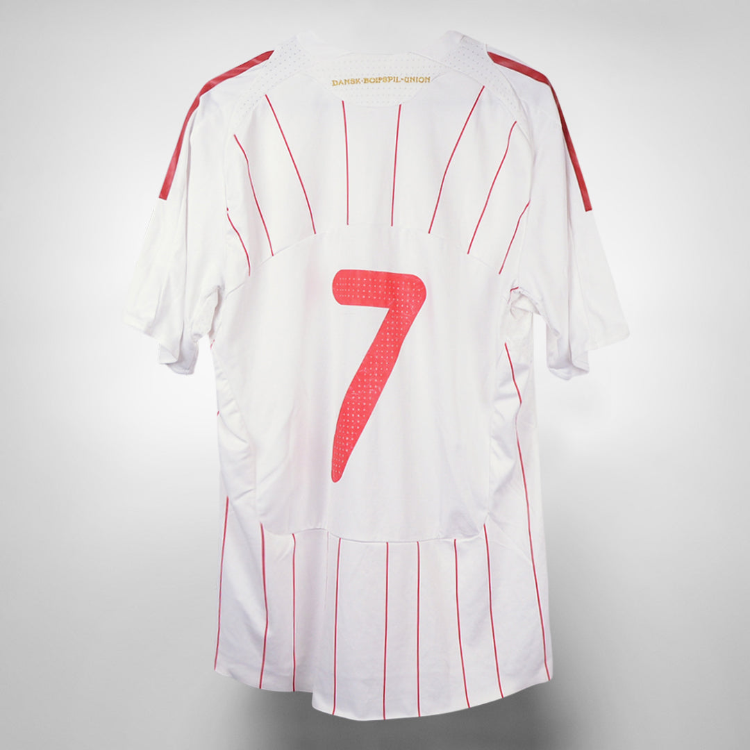 2008-2009 Denmark Adidas Player Spec (Kitroom) Formotion Home Shirt #7 Daniel Jensen - Marketplace