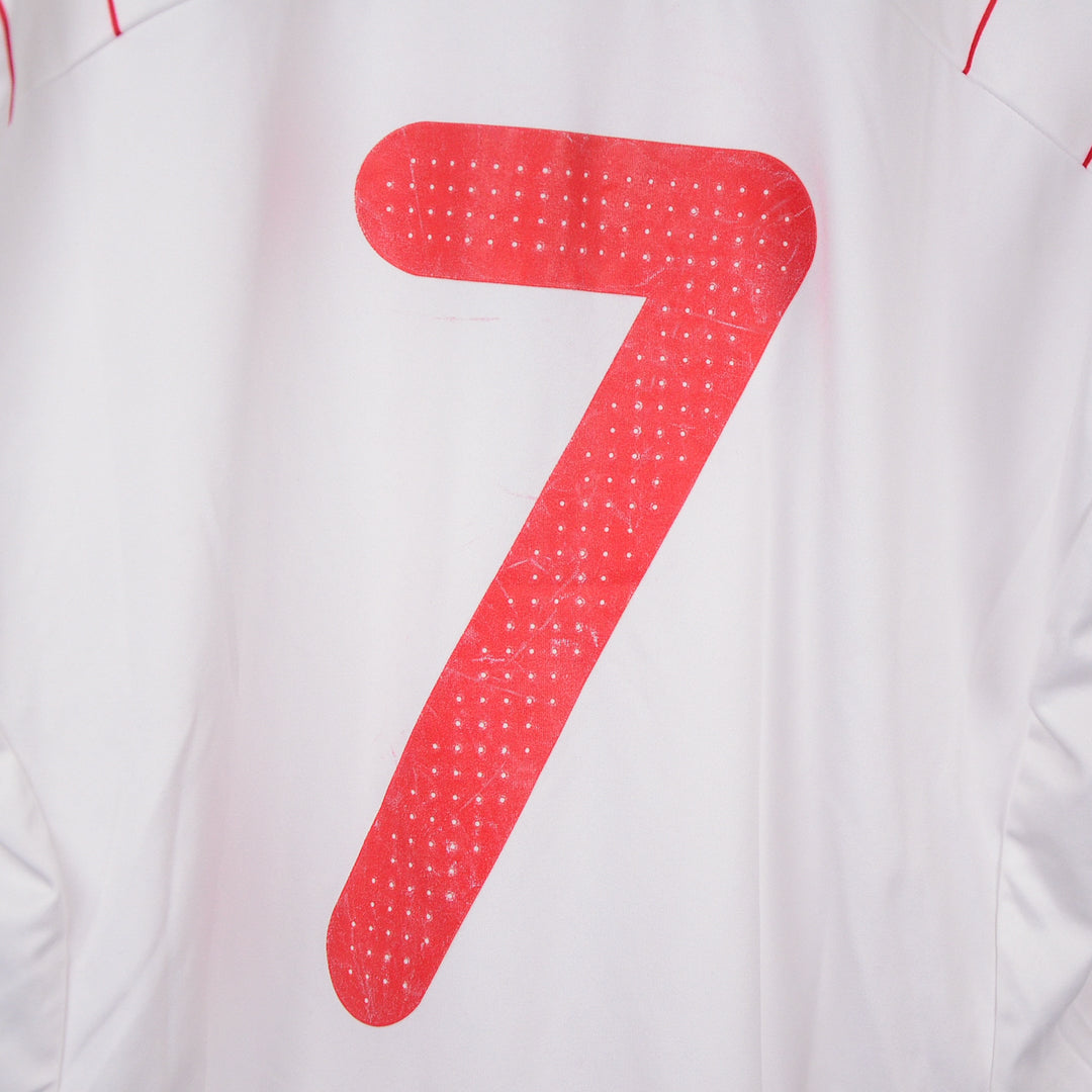 2008-2009 Denmark Adidas Player Spec (Kitroom) Formotion Home Shirt #7 Daniel Jensen - Marketplace