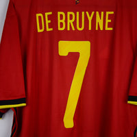 2020-2021 Belgium Adidas Home Shirt #7 Kevin De Bruyne - Marketplace