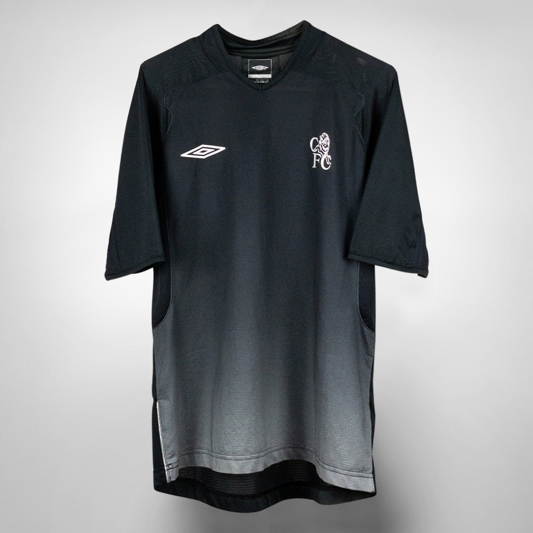 ウェア 2004-2005 UMBRO chelsea training shirt 2004-05 Chelsea Umbro 1/4 Zip Training Top - 7/10 - (XL)