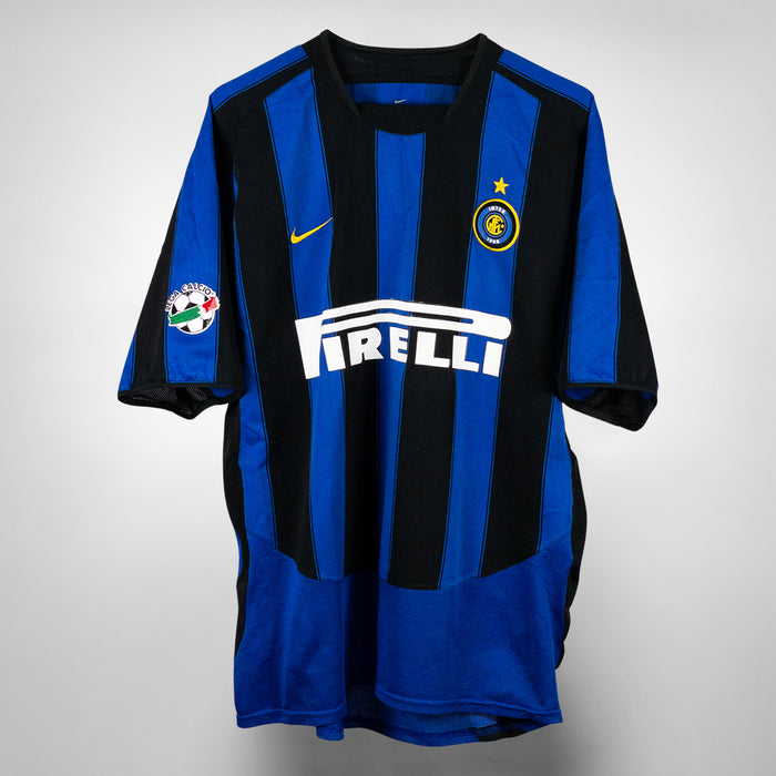 2003-2004 Inter Milan Nike Home Shirt #20 Álvaro Recoba