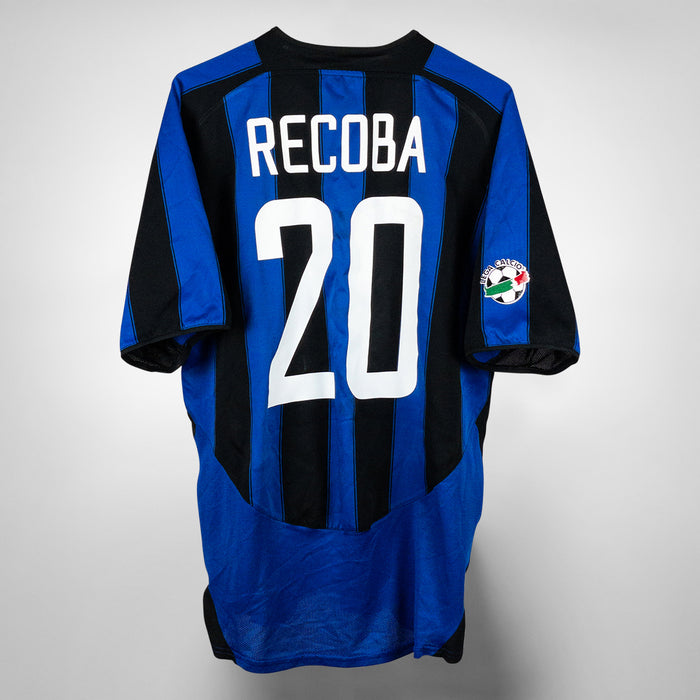 2003-2004 Inter Milan Nike Home Shirt #20 Álvaro Recoba