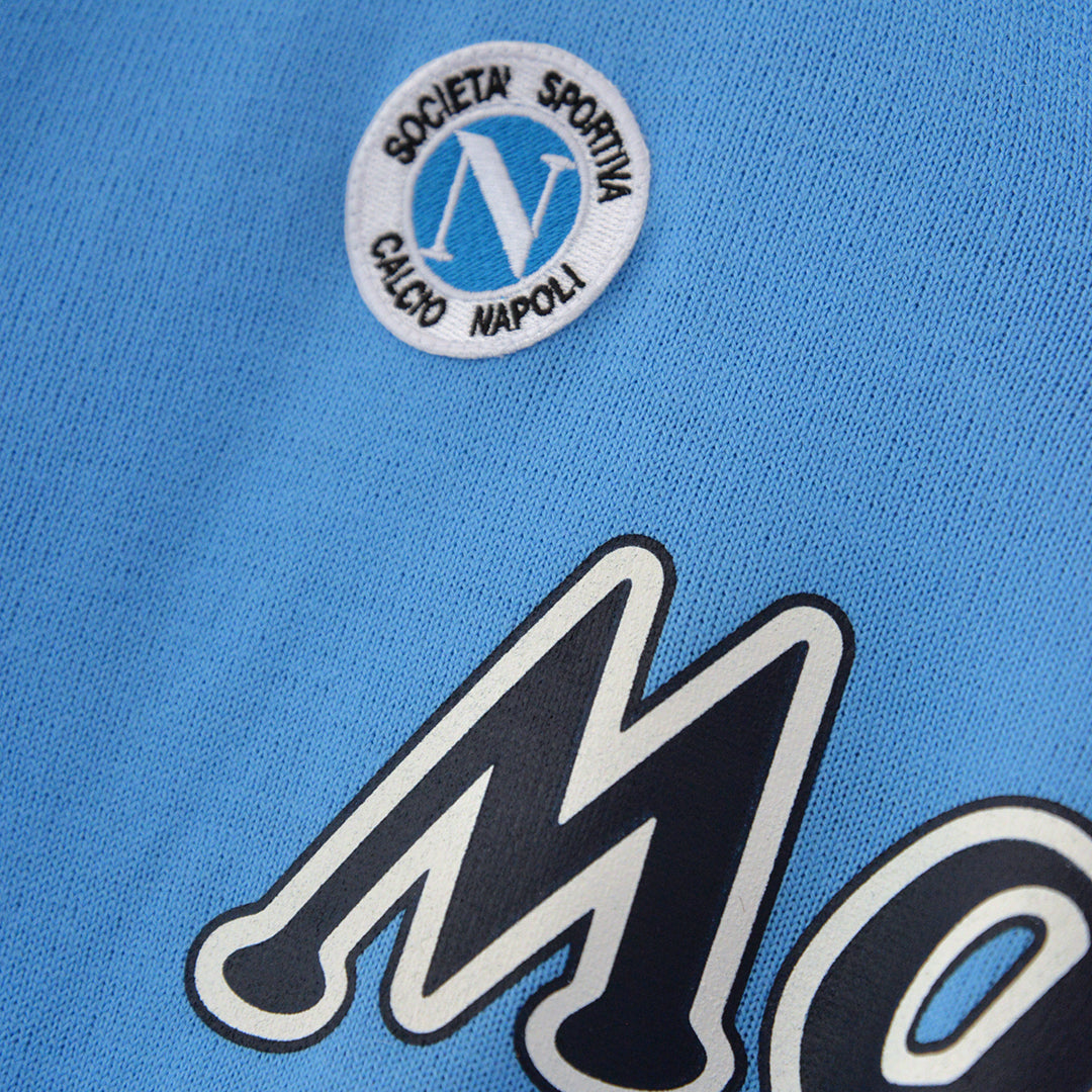 1988-1989 Napoli Ennerre NR Official Reproduction Home Shirt #10 Diego Maradona