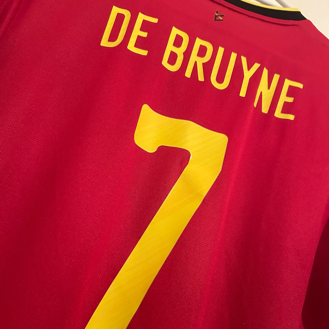 2020-2021 Belgium Adidas Home Shirt #7 Kevin De Bruyne - Marketplace
