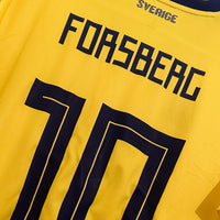 2018-2019 Sweden Adidas Home Shirt #10 Emil Forsberg - Marketplace