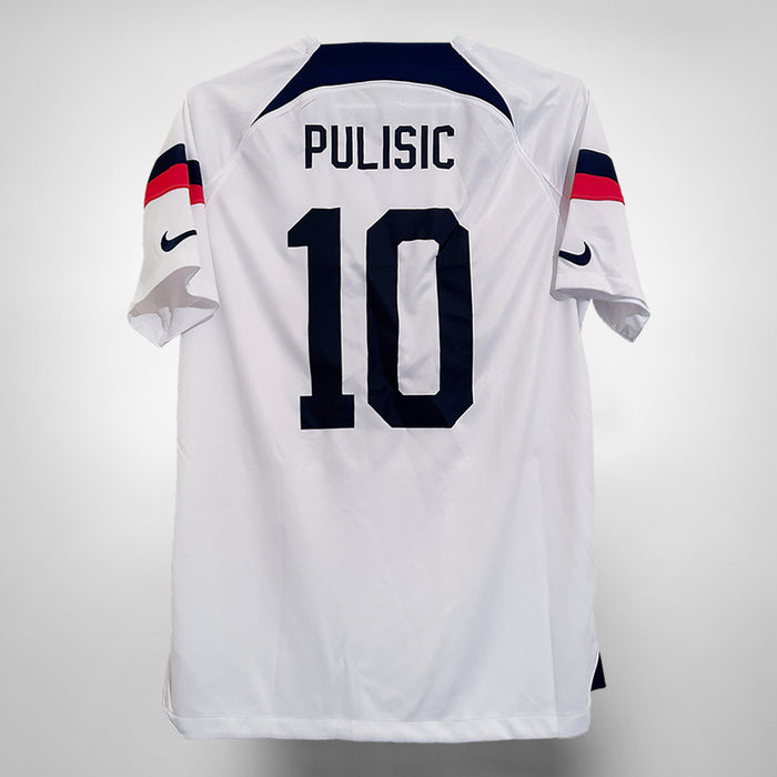 2022-2023 USA Nike Home Shirt #10 Christian Pulisic - Marketplace