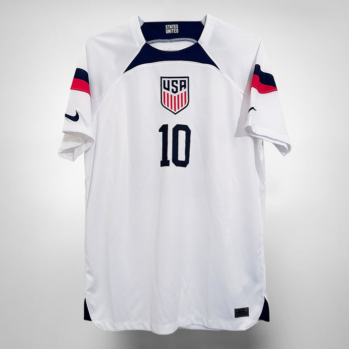 2022-2023 USA Nike Home Shirt #10 Christian Pulisic - Marketplace