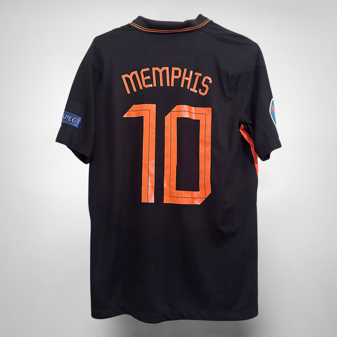 2020-2021 Netherlands Nike Away Shirt #10 Memphis Depay  - Marketplace
