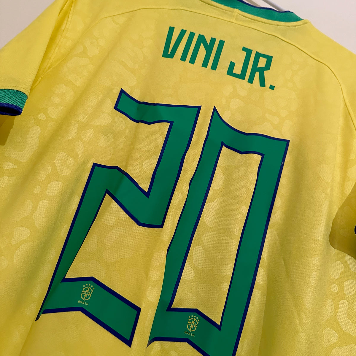 2022-2023 Brazil Nike Home Shirt #20 Vinicius Jr  - Marketplace
