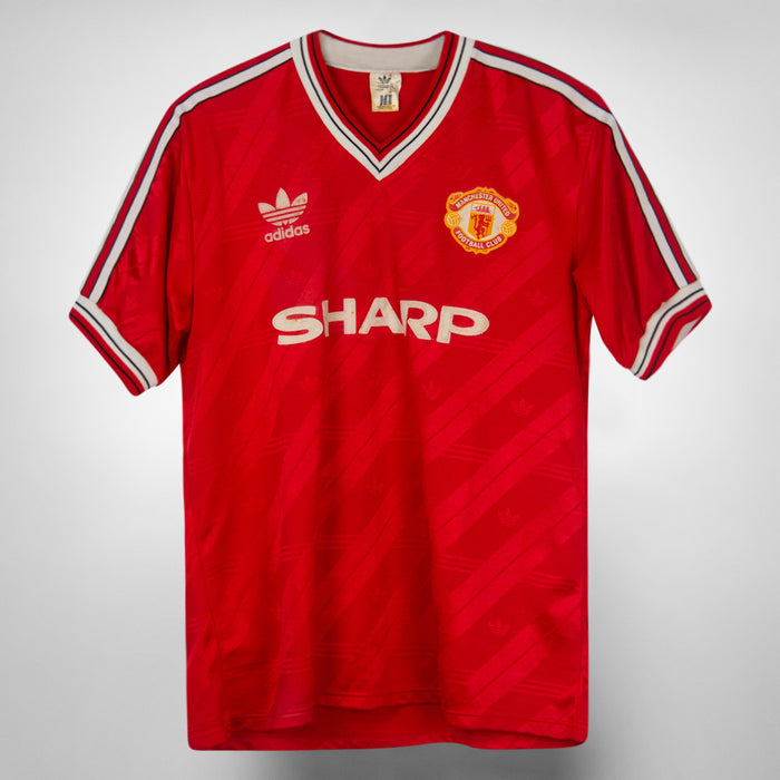 1987-1988 Manchester United Adidas Home Shirt