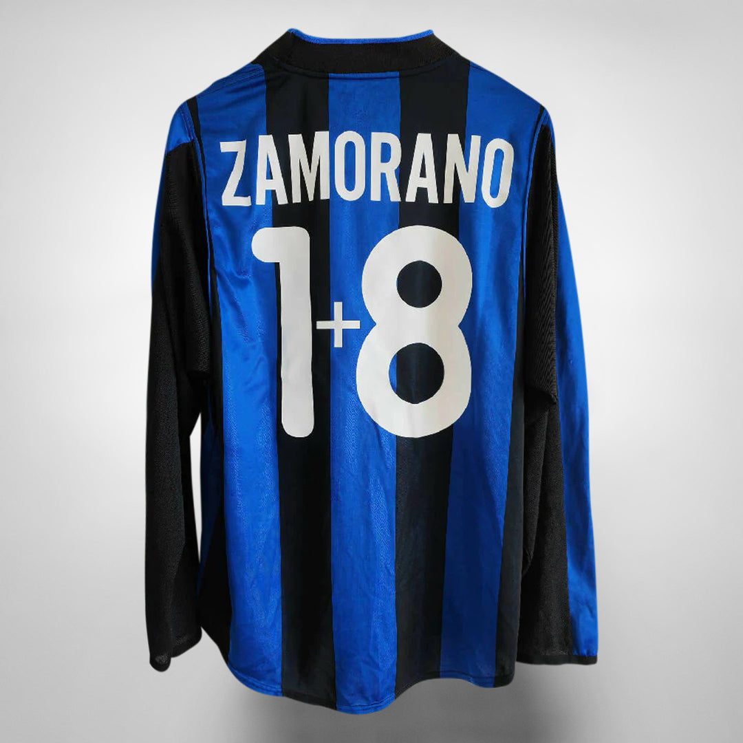 2000 2001 Inter Milan Nike Home 1 8 Ivan Zamorano Marketplace PFC Vintage