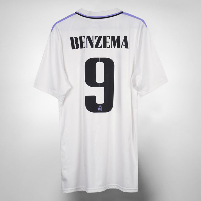 2022-2023 Real Madrid Adidas Home Shirt #9 Karim Benzema - Marketplace