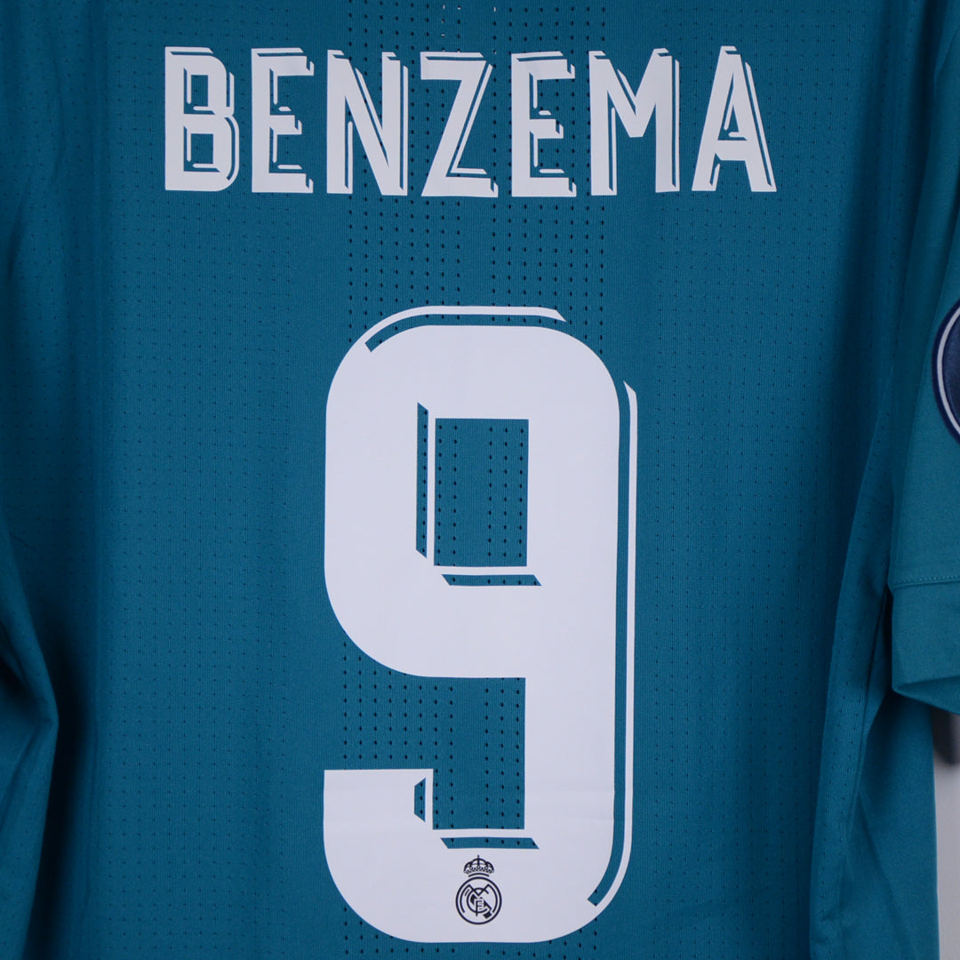 2017-2018 Real Madrid Adidas Player Spec Third Shirt #9 Karim Benzema - Marketplace