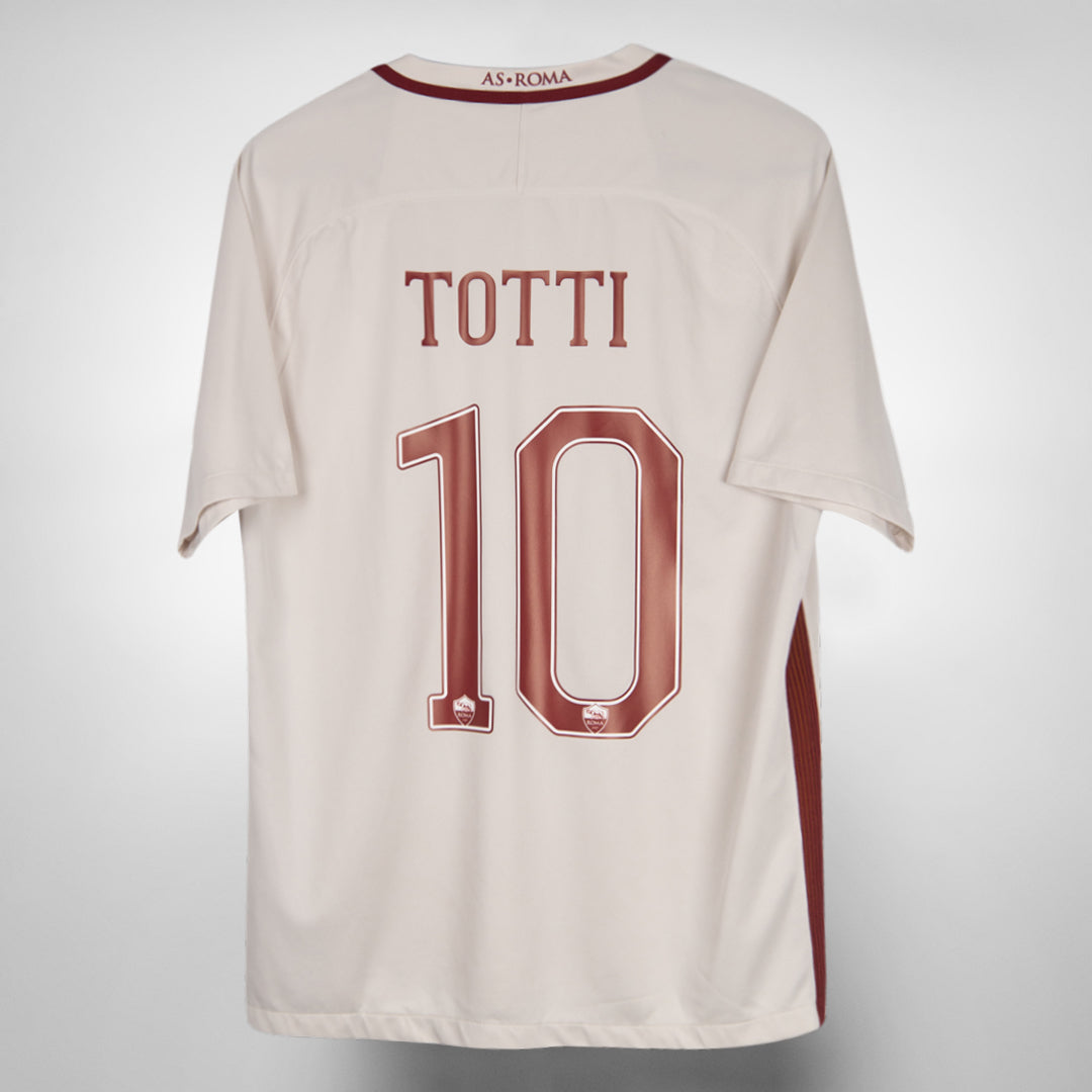 2016-2017 AS Roma Nike Away Shirt #10 Francesco Totti