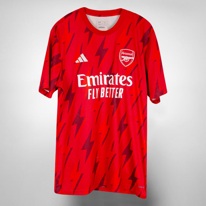 2023-2024 Arsenal Adidas Pre Match Top - Marketplace