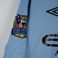 2012-2013 Manchester City Umbro Home Shirt #16 Sergio Kun Aguero - Marketplace