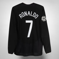 2003-2005 Manchester United Nike UCL Away Shirt #7 Cristiano Ronaldo
