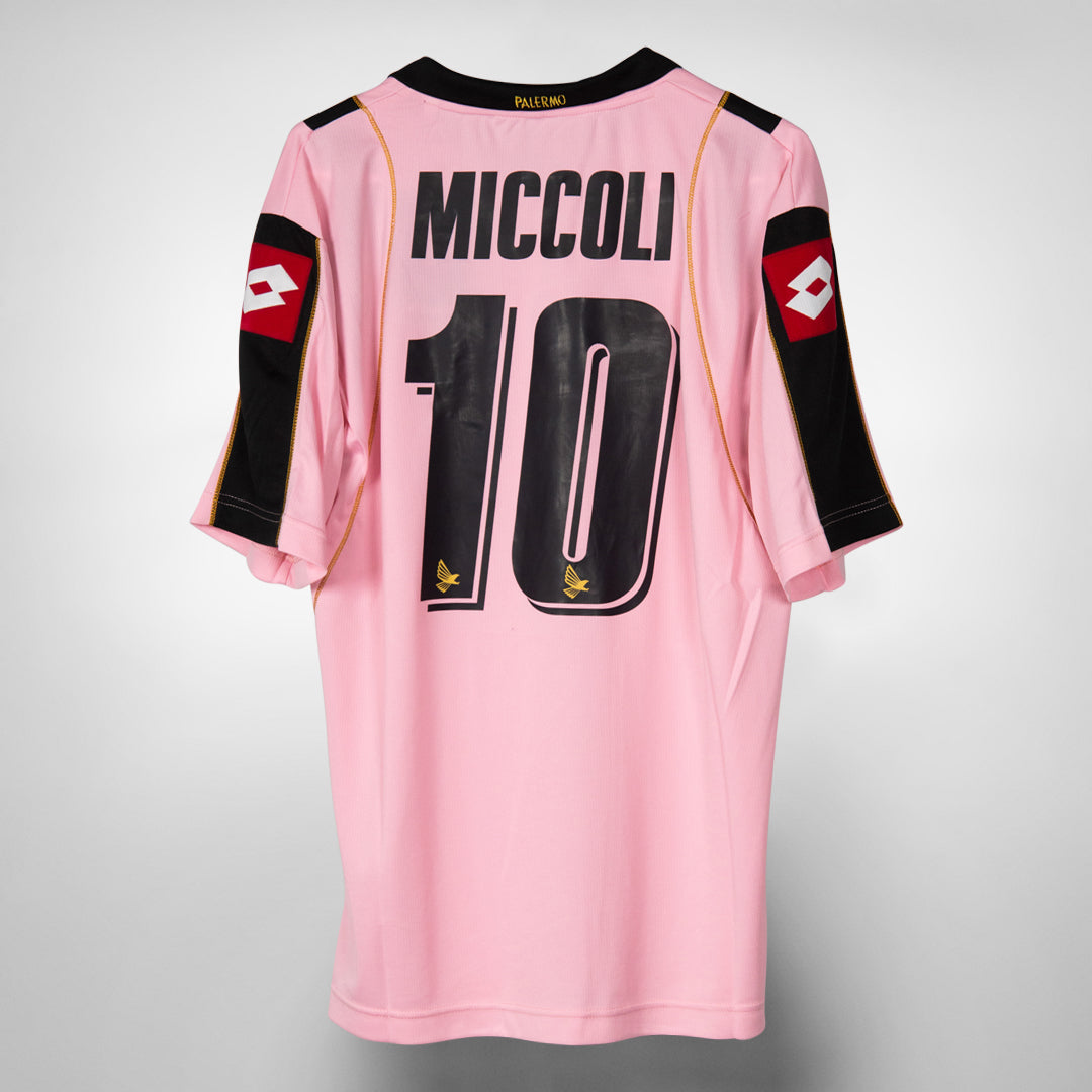 2009/10 Palermo Home Football Shirt / Old Official Lotto Soccer Jersey