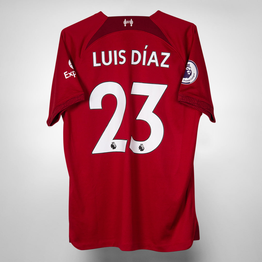 PSG cheapest # 30 Messi Soccer Jersey 2022/23.Medium and Liverpool # 23 Luis Diaz Size 10