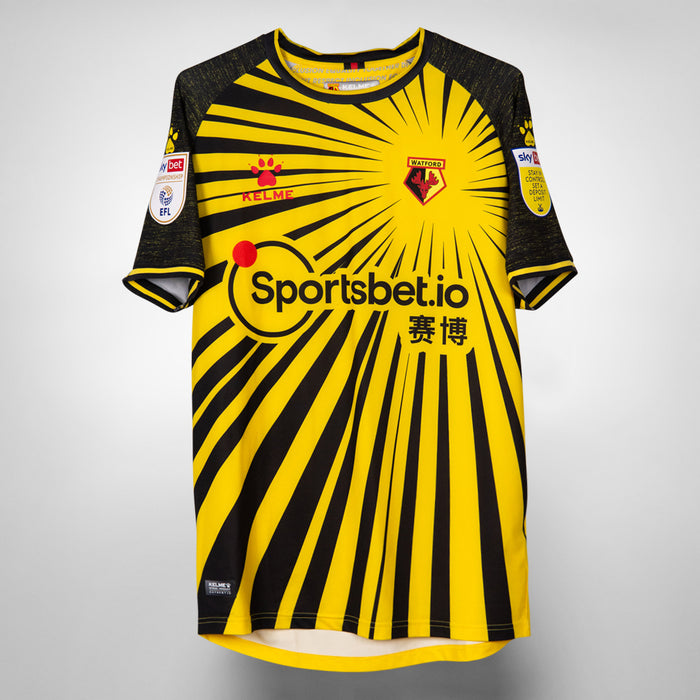 2020-2021 Watford Kelme Home Shirt #23 Ismaila Sarr - Marketplace