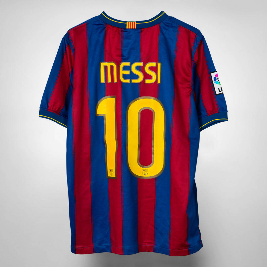 2009 2010 Barcelona Nike Home Shirt 10 Lionel Messi Marketplace PFC Vintage