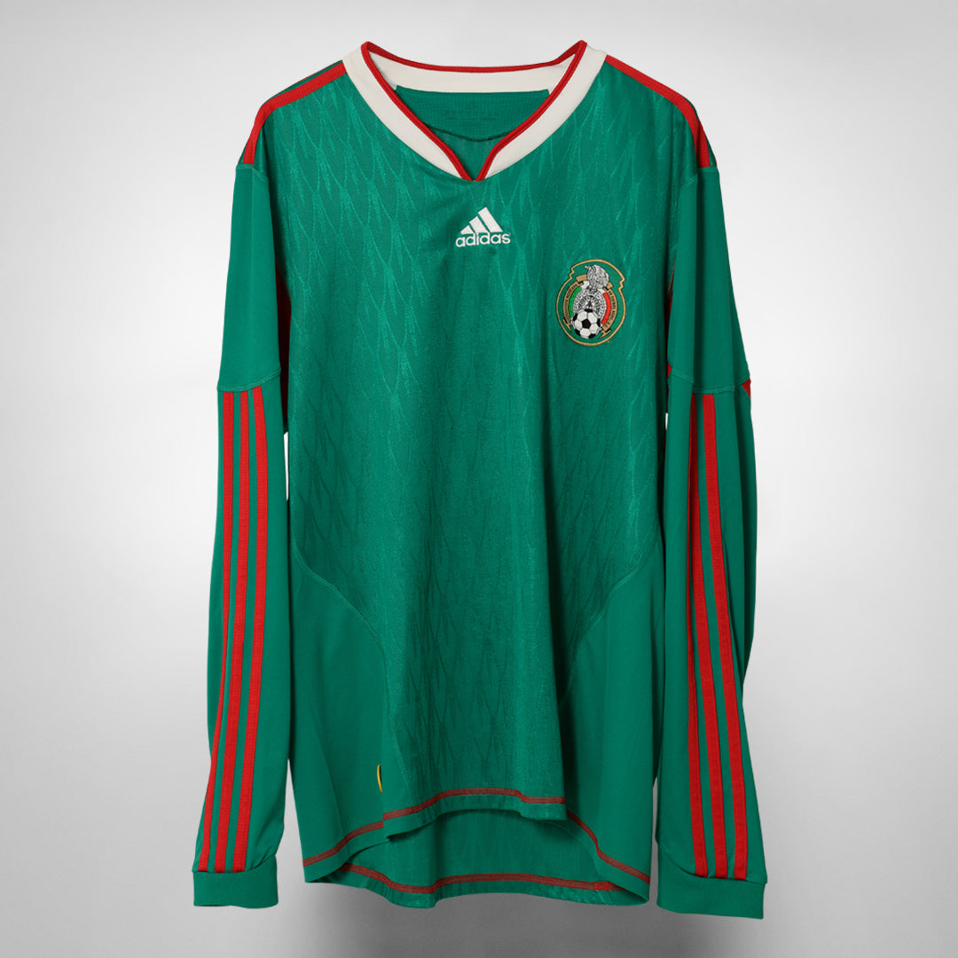 2010/11 Mexico Home Football Shirt / Old Official Adidas Soccer