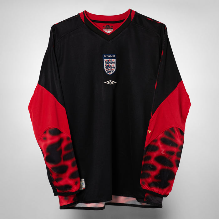 2003-2005 England Umbro Goalkeeper Shirt