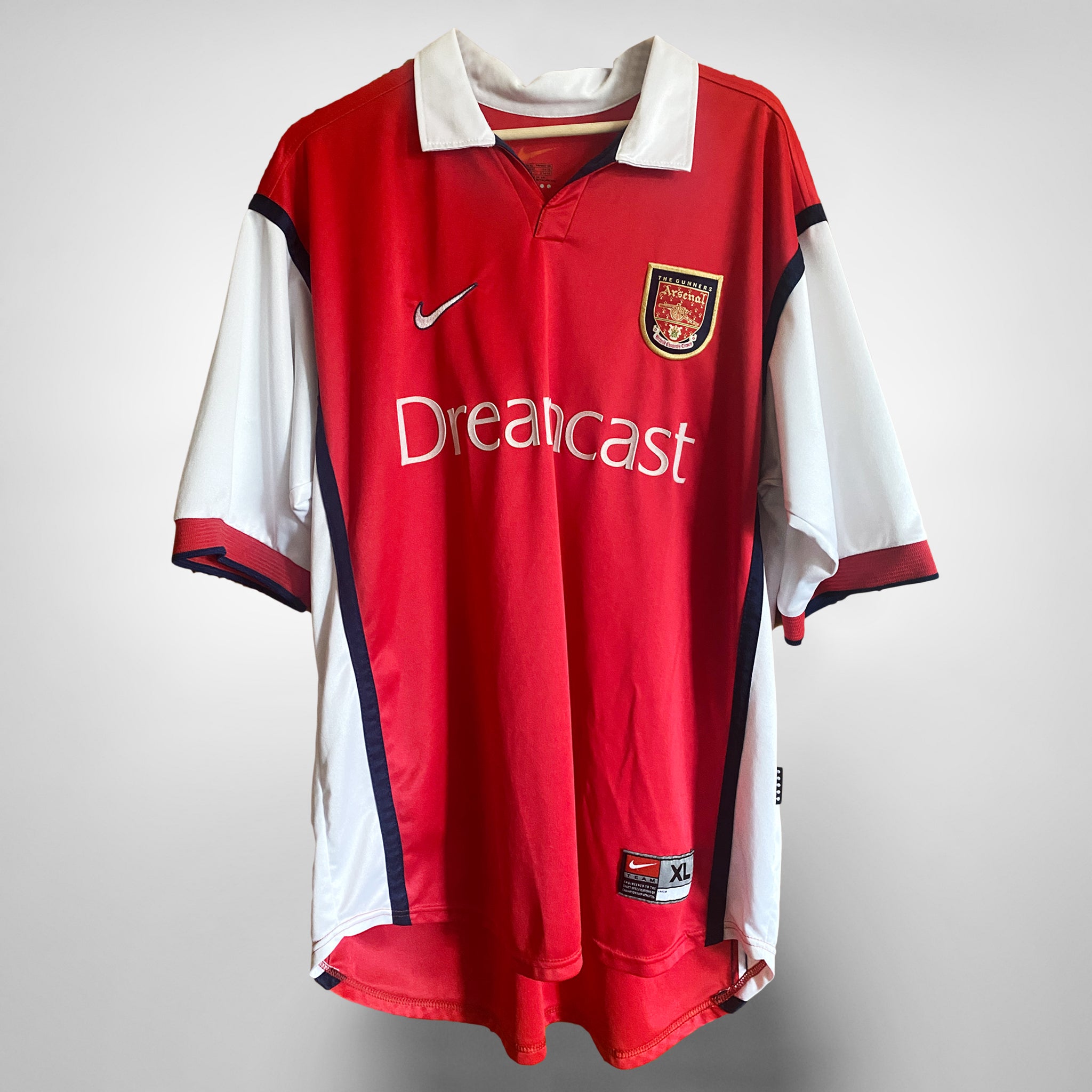 1999 2000 Arsenal Nike Home Shirt Marketplace Classic Football Shirts Vintage Football Shirts Rare Soccer Shirts Worldwide Delivery 90 s Football Shirts Manchester United Arsenal Juventus Barcelona