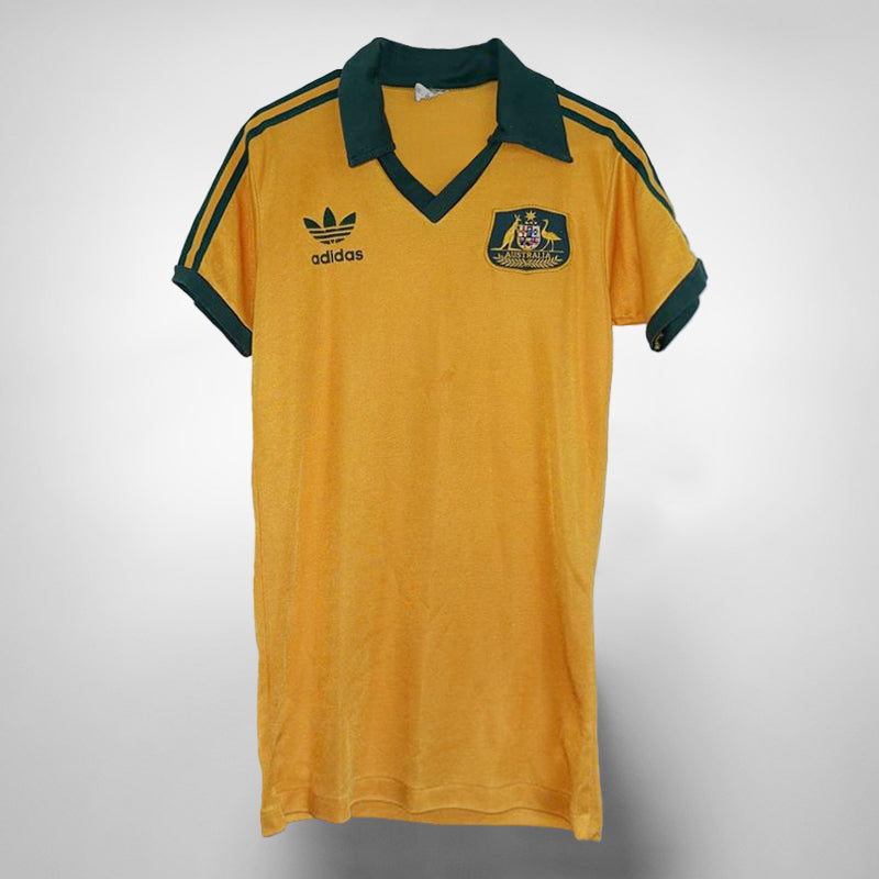 1986 Australia Socceroos Adidas Home Shirt Classic Football Shirts Vintage Football Shirts Rare Soccer Shirts Worldwide Delivery 90 s Football Shirts Manchester United Arsenal Juventus Barcelona Bayer...