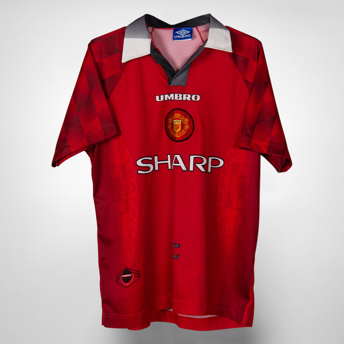 1996-1998 Manchester United Umbro Home Shirt #7 David Beckham - Marketplace