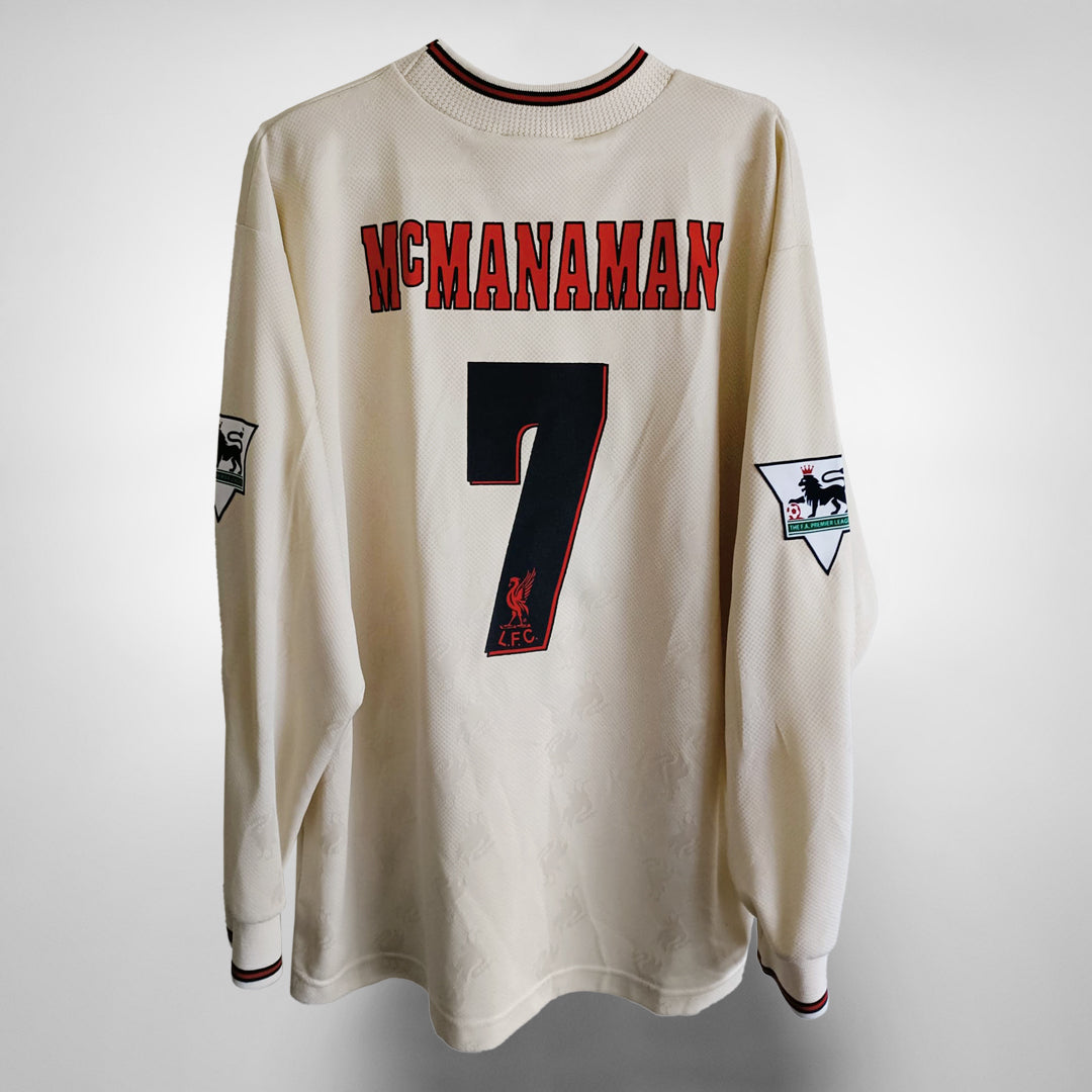 Liverpool 1996-1997 Away Shirt #7 McManaman - Online Store
