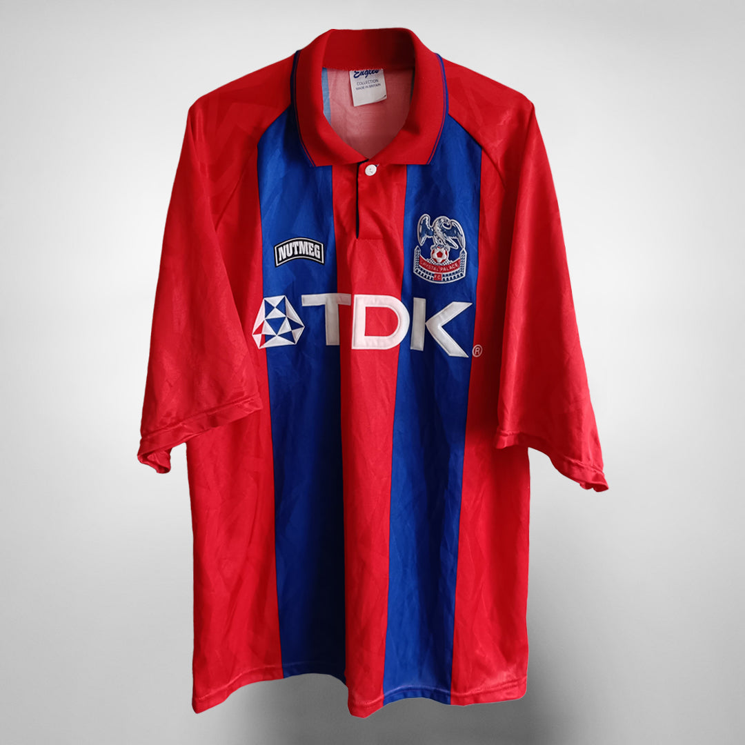 19941995 Crystal Palace Nutmeg Home Shirt Marketplace Classic