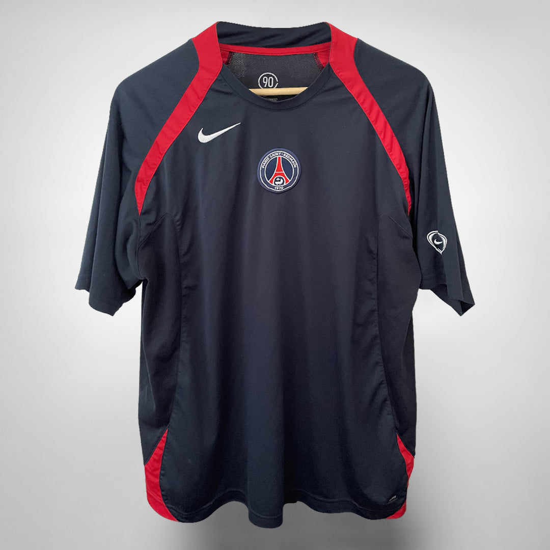 Nike Paris SG PSG 2006-07 Away Player Issue LS Match Shirt Kalou 15 Very  Rare