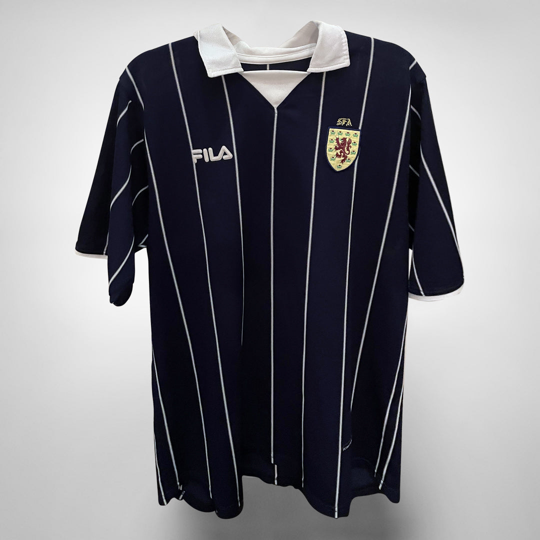 2002 2003 Scotland Fila Home Shirt Marketplace