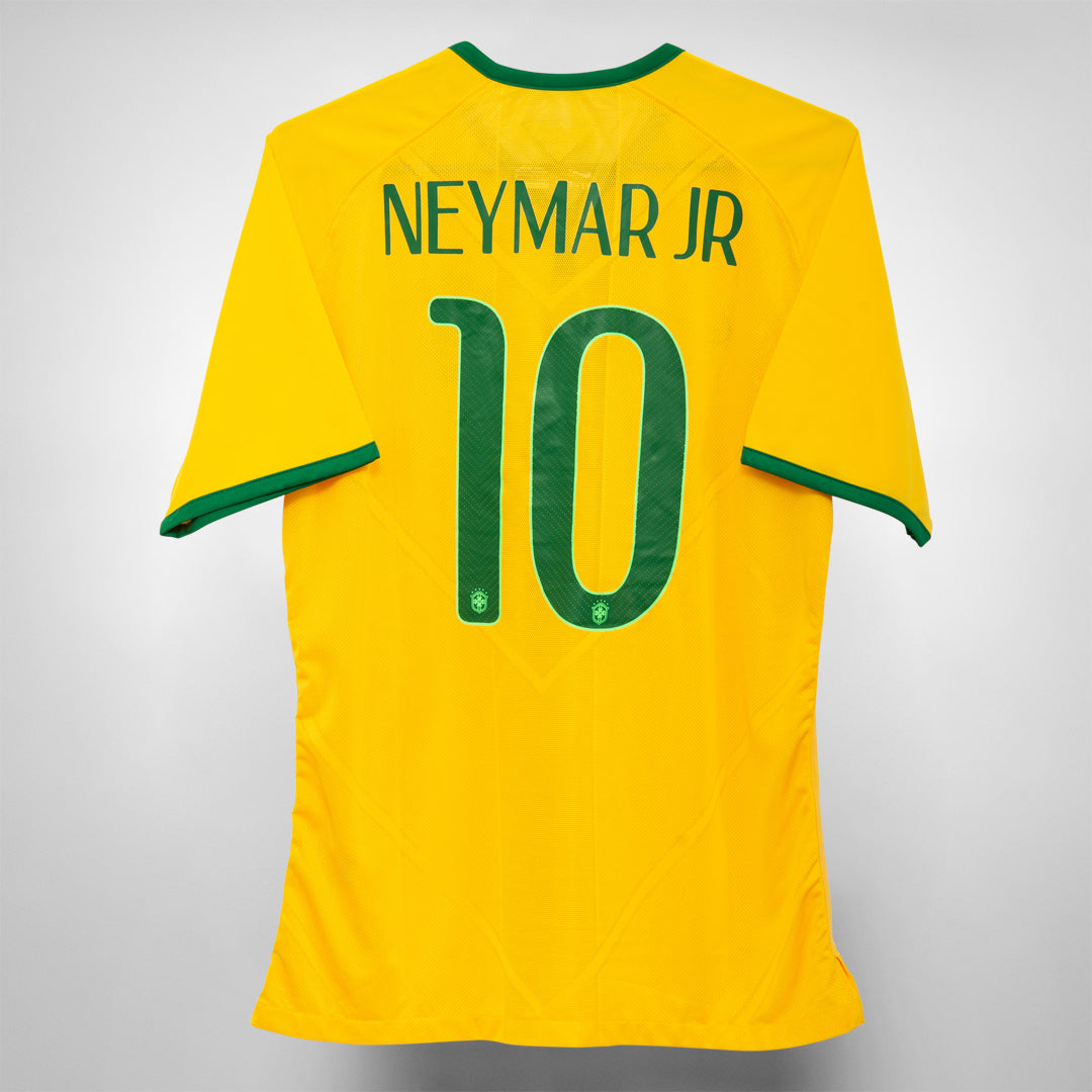 2013 2014 Brazil Nike Home Shirt 10 Neymar