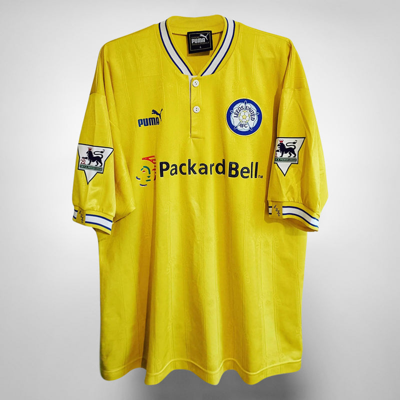 1996-1998 Leeds United Puma Away Shirt #19 Harry Kewell - Marketplace